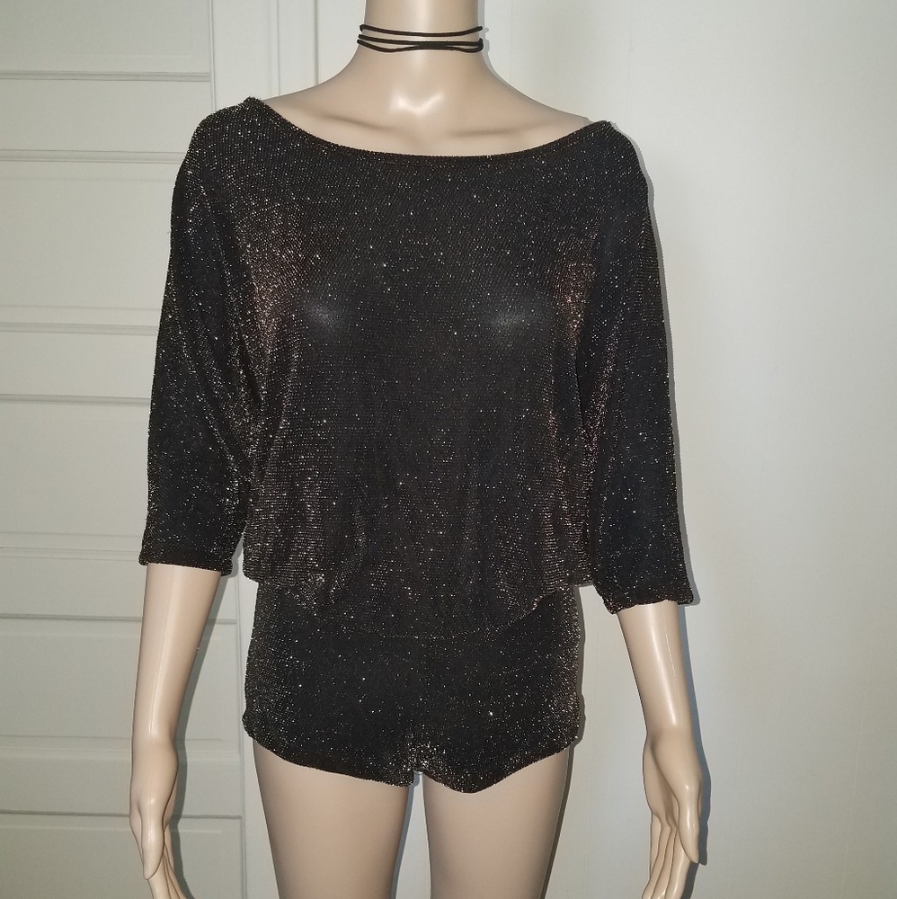 Black Gold Romper